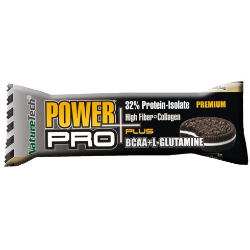 POWER PRO PROTEIN PLUS cookies cream 80g (BCAA+GLUTAMINE) (12 szelet/doboz)