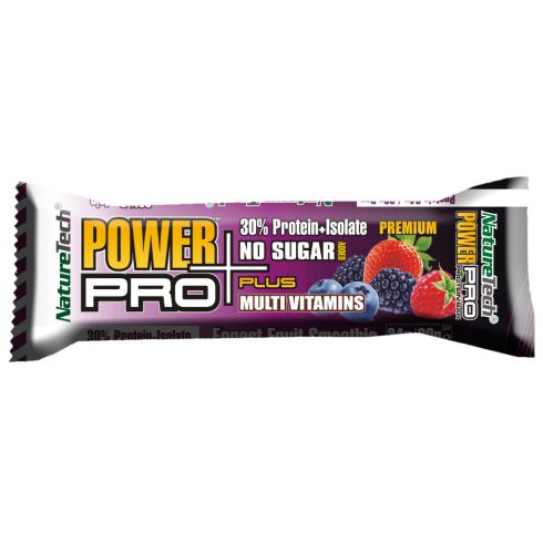 POWER PRO PROTEIN PLUS FOREST FRUIT 80g (12 szelet/doboz)