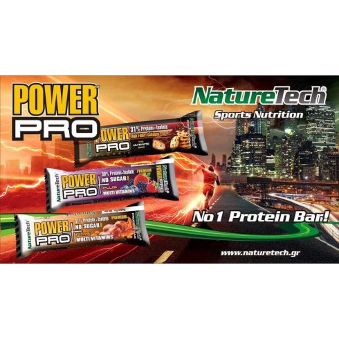 POWER PRO PROTEIN PLUS FOREST FRUIT 80g (12 szelet/doboz)