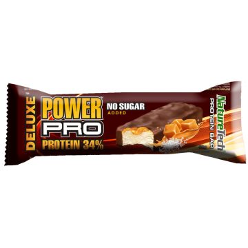 POWER PRO DELUXE N/S SALTED CARAMELL 80g (24 szelet/doboz)