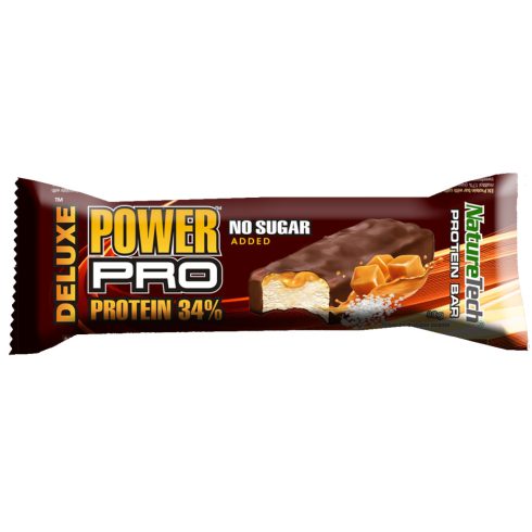 POWER PRO DELUXE N/S SALTED CARAMELL 80g (24 szelet/doboz)