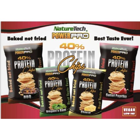 POWER PRO 40% CHIPS Sweet Chilli 50g (8 zacskó/karton)