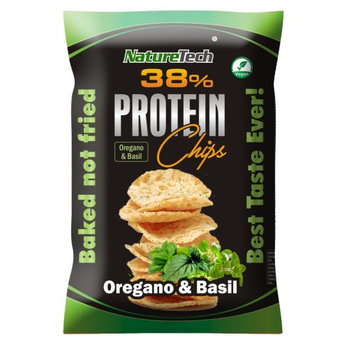 POWER PRO 40% CHIPS Oregano - Basil 50g (8 zacskó/karton)