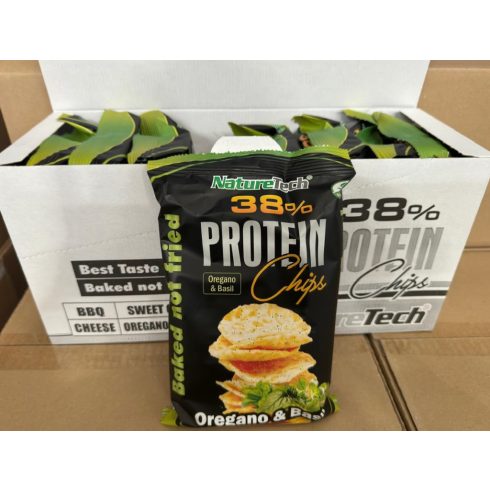 POWER PRO 40% CHIPS Oregano - Basil 50g (8 zacskó/karton)