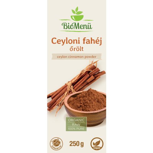 BioMenü BIO CEYLONI FAHÉJ őrölt 250 g