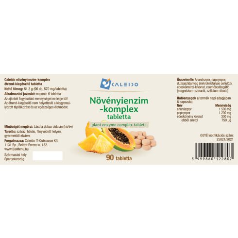 Caleido NÖVÉNYIENZIM-komplex tabletta 90 db