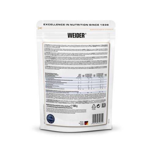 Weider Premium Whey Protein fehérjepor vanília-karamella 500 g