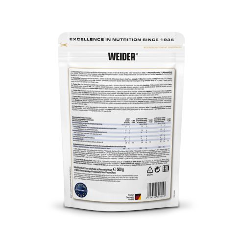 Weider Premium Whey Protein fehérjepor eper-vanília 500 g