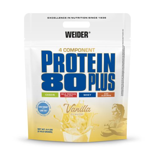 Weider Protein 80 Plus fehérjepor 2 kg vanília