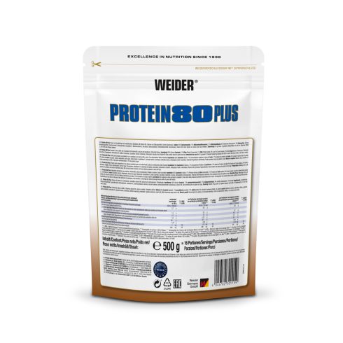 Weider Protein 80 Plus fehérjepor - 500 g csoki