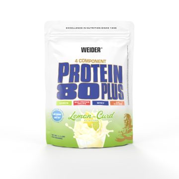 Weider Protein 80 Plus fehérjepor - 500 g citrom-túró