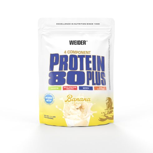 Weider Protein 80 Plus fehérjepor - 500 g banán
