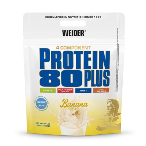 Weider Protein 80 Plus fehérjepor 2 kg banán