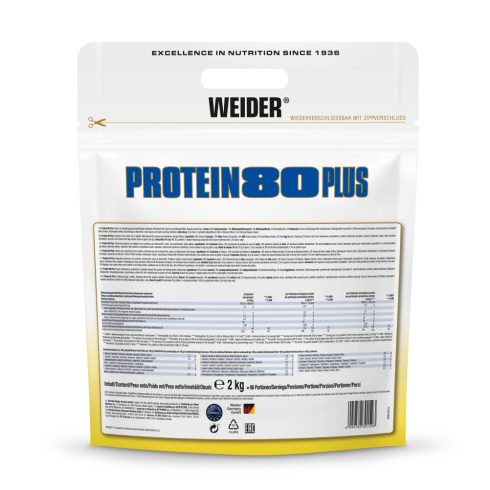 Weider Protein 80 Plus fehérjepor 2 kg banán