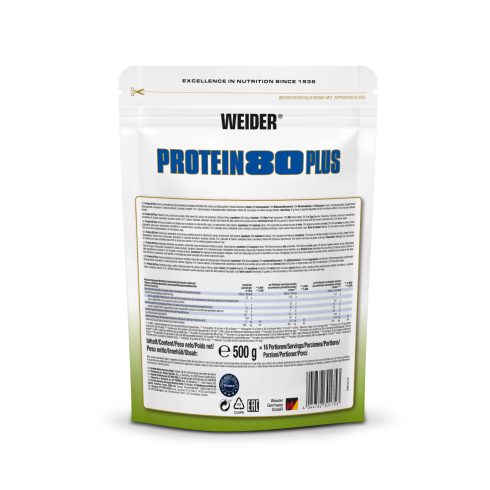 Weider Protein 80 Plus fehérjepor - 500 g pisztácia