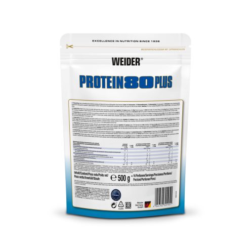 Weider Protein 80 Plus fehérjepor - 500 g kókusz