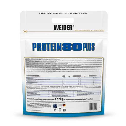 Weider Protein 80 Plus fehérjepor 2 kg kókusz