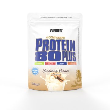 Weider Protein 80 Plus fehérjepor - 500 g keksz-tejszín