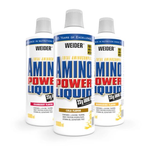 Weider Amino Power Liquid 1 L aminosav vörösáfonya