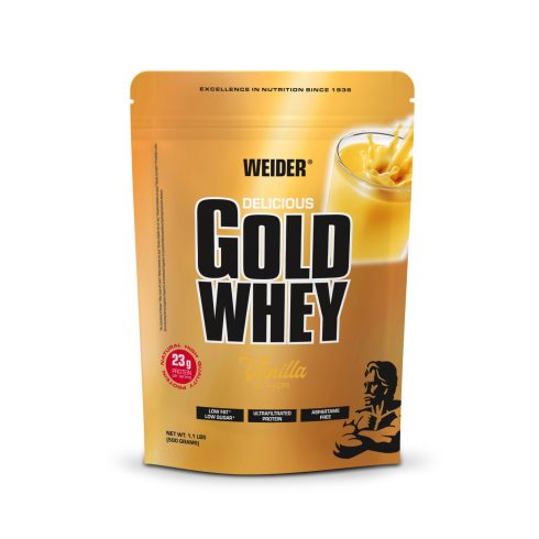 Weider Gold Whey fehérjepor vanília 500 g