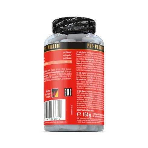 Weider Beta-Alanine aminosav 120 kapszula