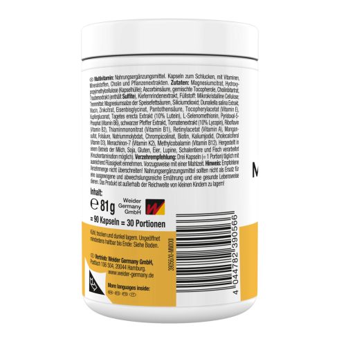 Weider Multivitamin 90 kapszula