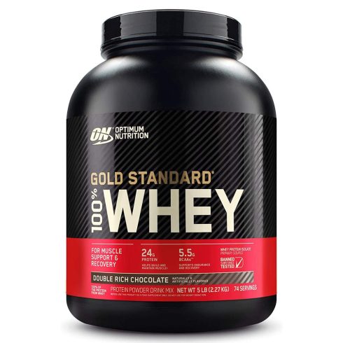 Gold Standard 100% Whey 2273g  Double Rich Chocolate (Csokoládé)