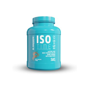   Iso Time Étcsokoládé fehérjeizolátum Laktózmentes 2000g