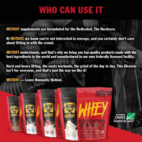 Mutant Whey 2270g Triple Chocolate ( Tripla Csokoládé )