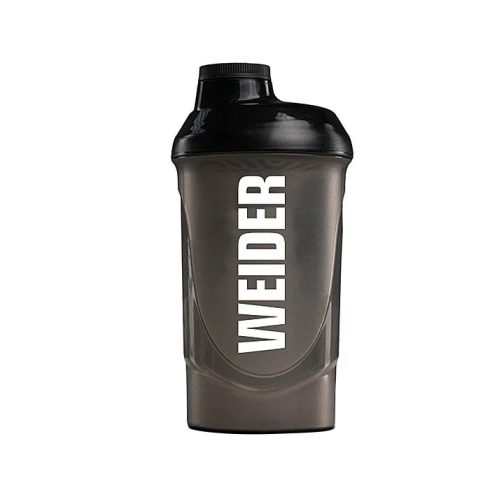 Weider Shaker italkeverő palack 600 ml - fekete