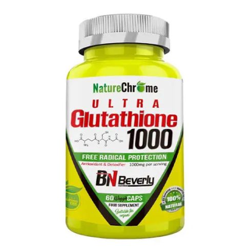 Beverly Ultra Glutathione 1000 – glutation antioxidáns – 60 darab vegán kapszula