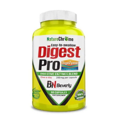 Beverly Digest Pro – DigeZyme tartalmú emésztésjavító – 60 darab kapszula