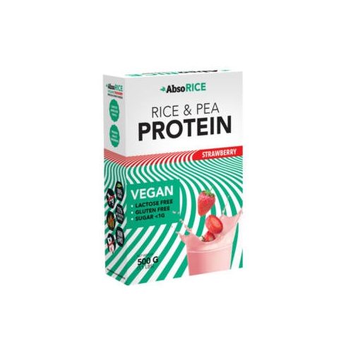 AbsoRICE protein 500g - Eper vegán fehérjepor