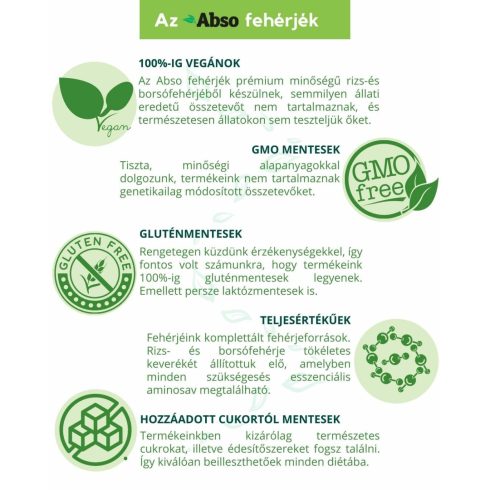 AbsoRICE protein 500g - Eper vegán fehérjepor