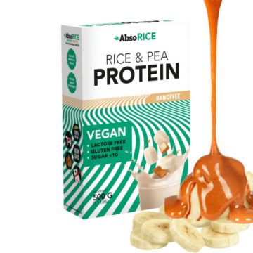 AbsoRICE protein 500g - Banoffee vegán fehérjepor