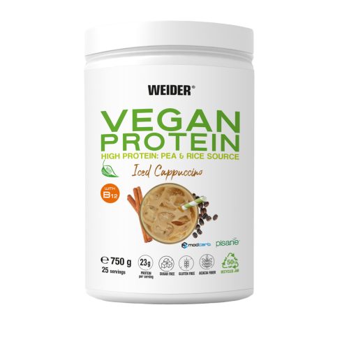 Weider Vegan Protein vegán fehérjepor - 750 g kapucsinó