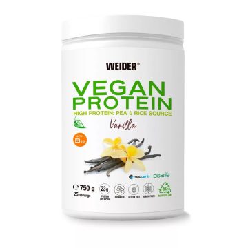 Weider Vegan Protein vegán fehérjepor - 750 g vanília