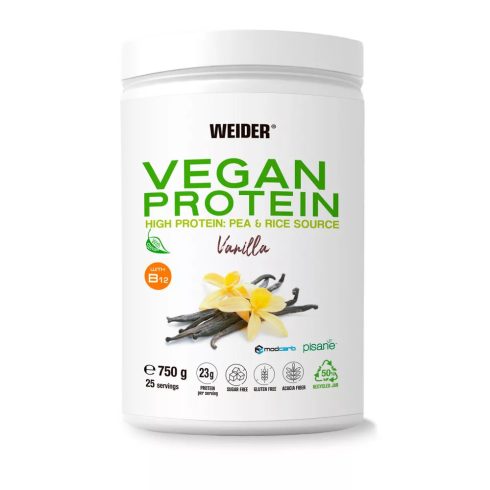 Weider Vegan Protein vegán fehérjepor - 750 g vanília