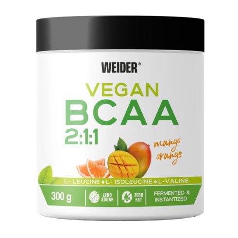 Weider Vegan BCAA 2:1:1 aminosav - 300g - narancs-mangó