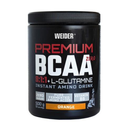 Weider Premium BCAA 8:1:1 + Glutamine ZERO aminosav 500 g narancs