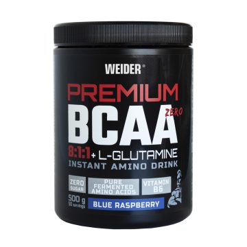   Weider Premium BCAA 8:1:1 + Glutamine ZERO aminosav 500 g kék-málna