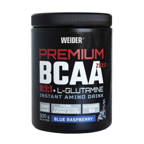 Weider Premium BCAA 8:1:1 + Glutamine ZERO aminosav 500 g kék-málna