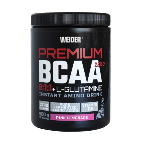 Weider Premium BCAA 8:1:1 + Glutamine ZERO aminosav 500 g pink lemonade