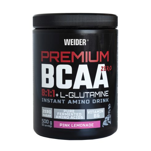 Weider Premium BCAA 8:1:1 + Glutamine ZERO aminosav 500 g pink lemonade