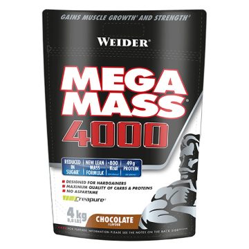 Weider Mega Mass 4000 tömegnövelő - 4 kg csoki