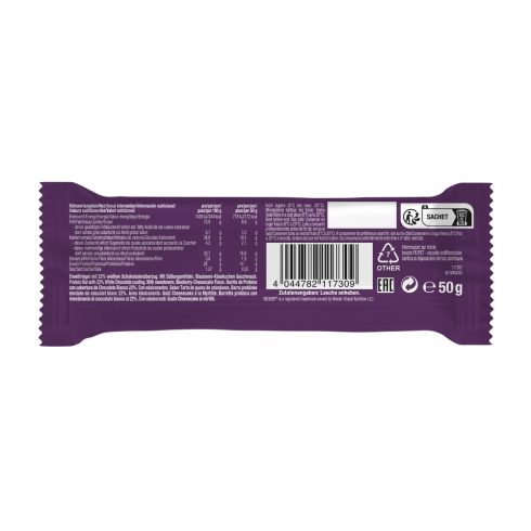Weider Joe's Soft Bar áfonyás sajttorta 50 g 12 szelet