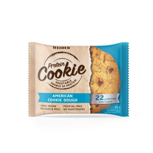 Weider Protein Cookie 90 g vegán fehérje süti csokis keksz 12 db