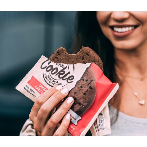 Weider Protein Cookie 90 g vegán fehérje süti csoki 12 db