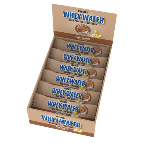 Weider 32% Whey-Wafer Bar fehérje szelet - 35 g csoki 12 db