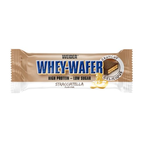 Weider 32% Whey-Wafer Bar fehérje szelet - 35 g sztracsatella 12 db